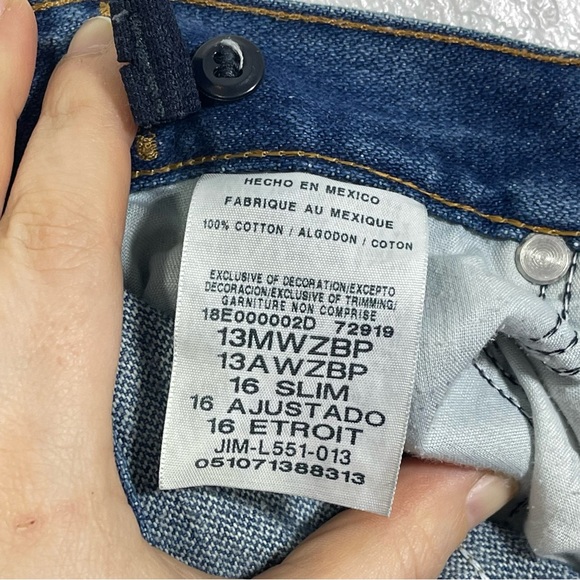 Wrangler Jeans, Size 16 Slim. Adjustable Elastic Waist. In good used condition! - Picture 4 of 7